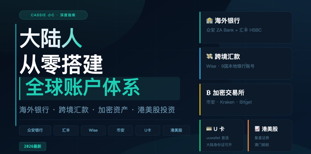 大陆用户从0开始搭建全球账户体系